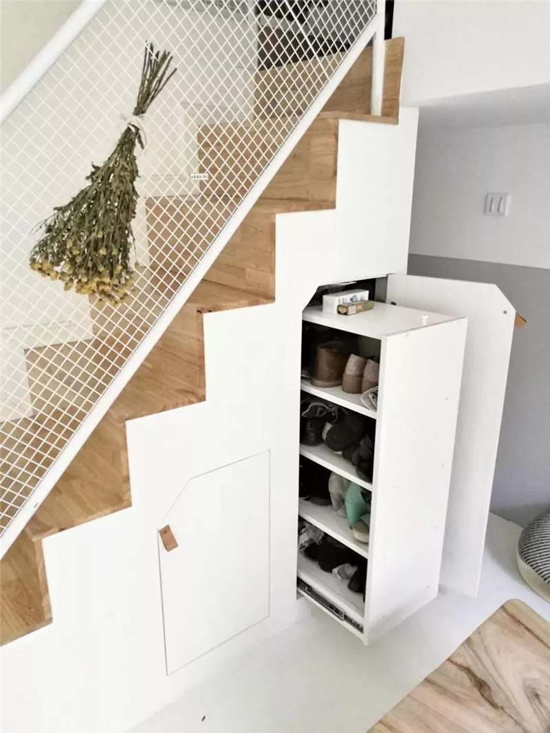 楼梯底下的空间别浪费,用来做收纳至少多出5平方!